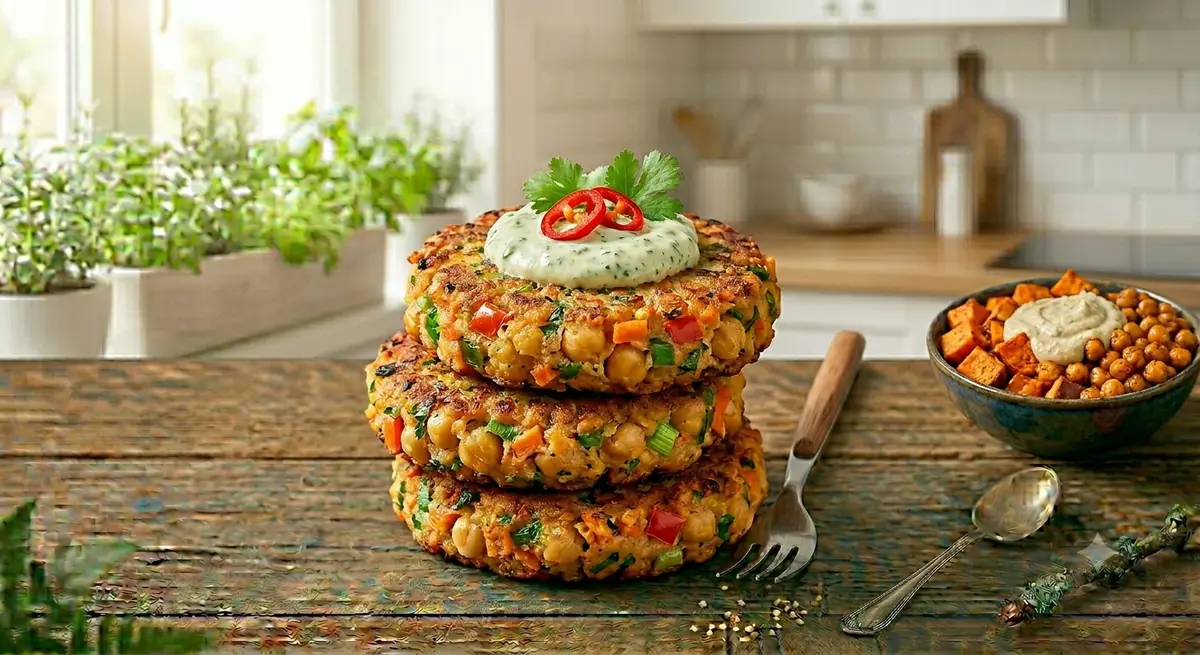 Chickpea Veggie Patties